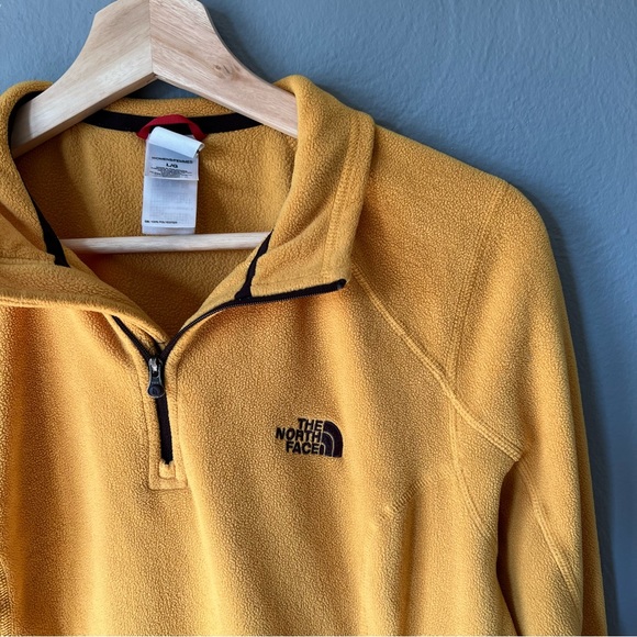 The North Face Fleece Quarter Zip Sz L - Picture 3 of 6